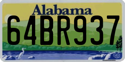 AL license plate 64BR937