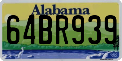 AL license plate 64BR939