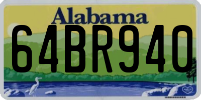 AL license plate 64BR940