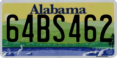 AL license plate 64BS462