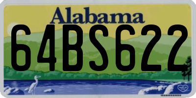 AL license plate 64BS622
