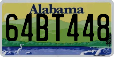 AL license plate 64BT448