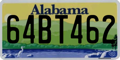AL license plate 64BT462