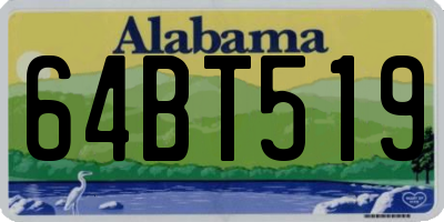 AL license plate 64BT519