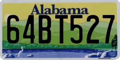 AL license plate 64BT527