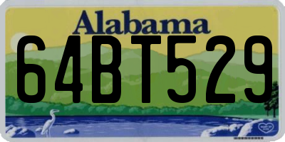 AL license plate 64BT529