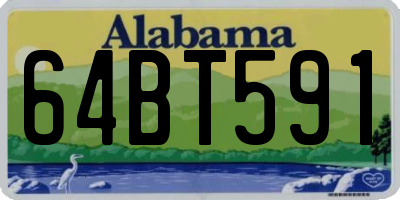 AL license plate 64BT591