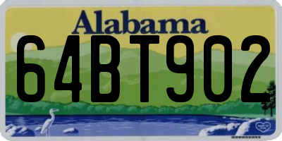 AL license plate 64BT902