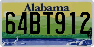 AL license plate 64BT912