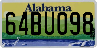 AL license plate 64BU098