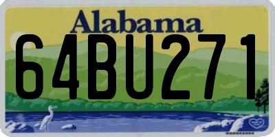 AL license plate 64BU271
