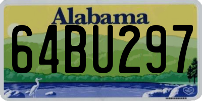 AL license plate 64BU297