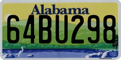 AL license plate 64BU298