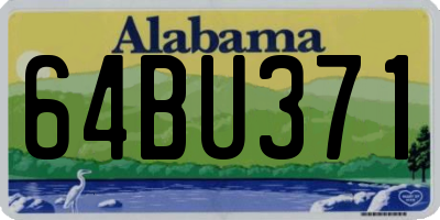 AL license plate 64BU371