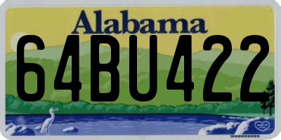 AL license plate 64BU422