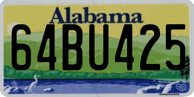 AL license plate 64BU425