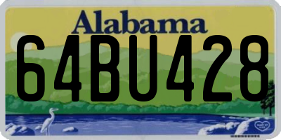 AL license plate 64BU428