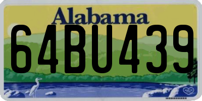AL license plate 64BU439