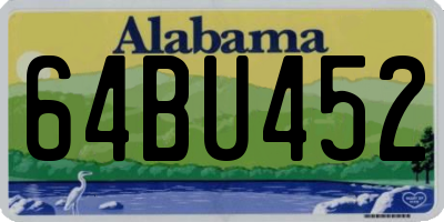 AL license plate 64BU452