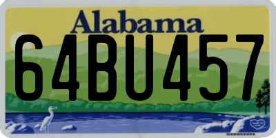 AL license plate 64BU457