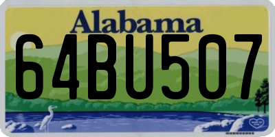 AL license plate 64BU507
