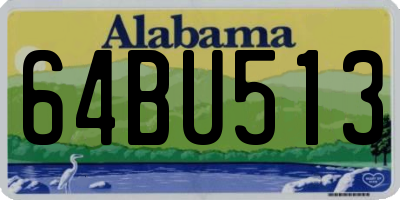 AL license plate 64BU513