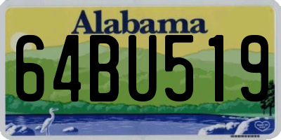 AL license plate 64BU519