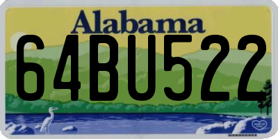 AL license plate 64BU522