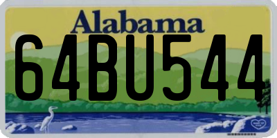 AL license plate 64BU544