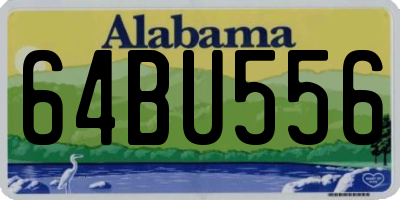 AL license plate 64BU556