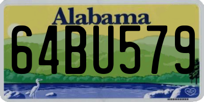 AL license plate 64BU579