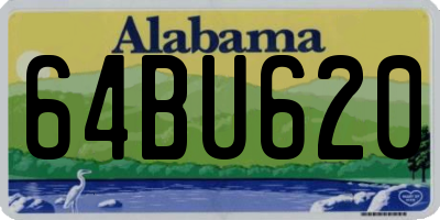 AL license plate 64BU620