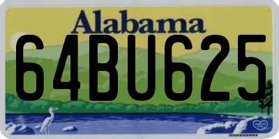 AL license plate 64BU625