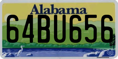 AL license plate 64BU656