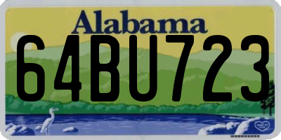AL license plate 64BU723