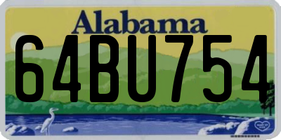 AL license plate 64BU754