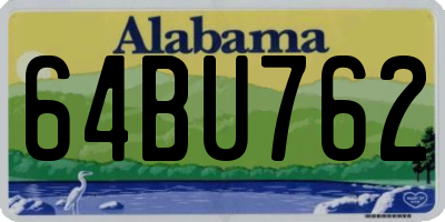 AL license plate 64BU762