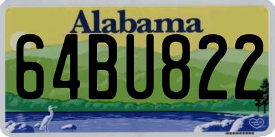 AL license plate 64BU822