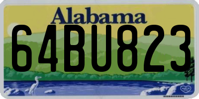 AL license plate 64BU823
