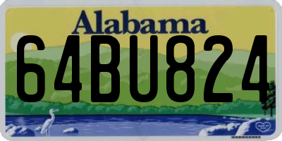AL license plate 64BU824