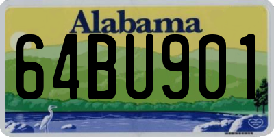 AL license plate 64BU901