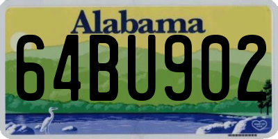 AL license plate 64BU902