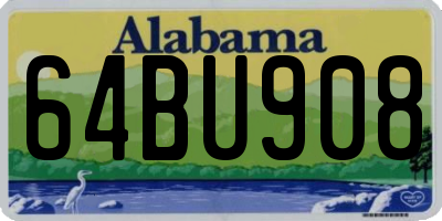 AL license plate 64BU908
