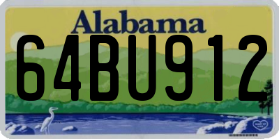 AL license plate 64BU912