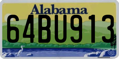 AL license plate 64BU913
