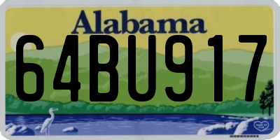 AL license plate 64BU917