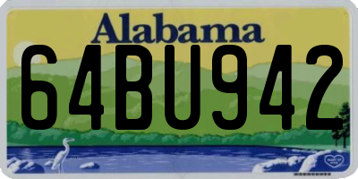 AL license plate 64BU942