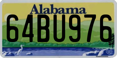 AL license plate 64BU976