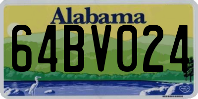 AL license plate 64BV024