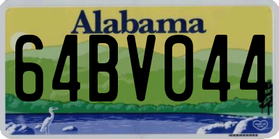AL license plate 64BV044